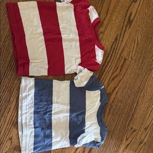 Old Navy Red and Blue Short Sleeve Tees